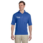 Jerzees Adult Jersey Pocket Polo with SpotShieldTM-Embroidered