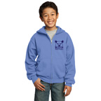 Port and Company - Youth Core Fleece Full-Zip Hooded Sweatshirt