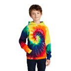 Port and Company Youth Tie Dye Pullover Hooded Sweatshirt