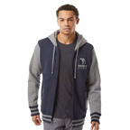Independent Trading Co Unisex heavyweight Varsity Full Zip Hooded Sweatshirt