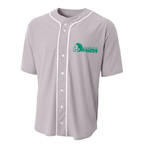 A4 Shorts Sleeve Full Button Baseball Top