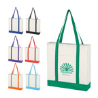 NON WOVEN TOTE BAG WITH TRIM COLORS