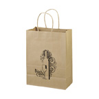 Jenny Kraft Paper Shopper Bag 10x5x13