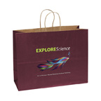 Full Color Judy Matte Shoppers Bag 16W x 6 x 12H