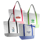 Ticking Tote Polyester Tote Bag
