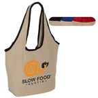 Soft Touch Juco Shopper Tote Bag