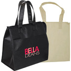 Non Woven Insulated Zippered Grocery Tote