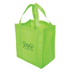 Non-Woven Economy Tote with 8 Inch Gusset