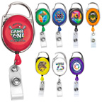 Retractable Carabiner Bade Reel and Badge Holder
