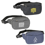 Rounded Dual Pocket Fanny Pack