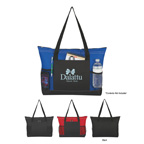 Voyager Polyester Tote Bag with Zipper
