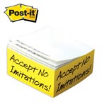 Post-it(R) Brand by 3M 4 x 4 x 2 Adhesive Cubes - FC