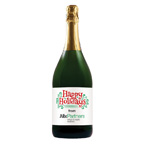 Labeled California Champagne Sparkling White Wine 1.5L with Full Color Custom Label