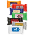 Antibacterial sanitizer wet wipes in pouch -