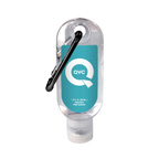 1.9 oz Clear Sanitizer with Carabiner -