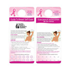 Breast Self-Exam Punch-Out Shower Card - Bilingual