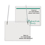 Top Loading I.D. Name Card Holder w/Neck Cord (3 x 4)
