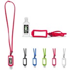 Hand Sanitizer With Silicone Lanyard and Holder 1 Oz