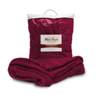 Embroidered 50 x 60 Mink Touch Luxury Blanket