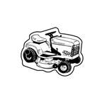 Tractor Mower Key Tag