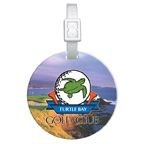 Full Color Domed Round Golf Bag Tag