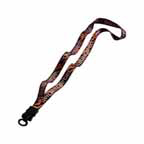 1/2 Dye-Sublimated Polyester Lanyard w/Snap-Buckle Release w/O-ring Attachment