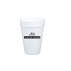 White Styrofoam Custom Promotional Cup 12 ounce
