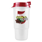 16 oz Insulated Auto Cup with Full Color Imprint