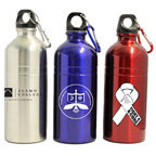 20 oz Stainless Sports Water Bottle W/ Carabiner