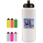 Full Color 32 OZ Sports Bottle with Push `n Pull Cap