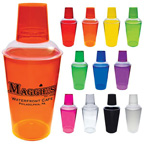 Bright Colored Acrylic 16 Ounce Shaker