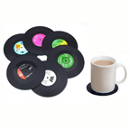 Vinyl Record Coaster with Full Color Print