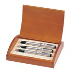 Light Wood Executive Pen and Pencil Set