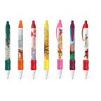 Full Color Digital WideBody Color Grip Click Pen