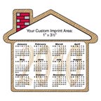House Shaped Calendar Magnet