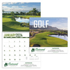 Golf Deluxe 16 Month Calendar