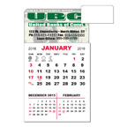 3 X 5.5 Adhesive or Magnet Calendar Pad - Rounded