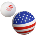 USA Round Stress Ball