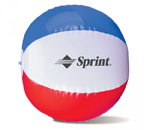 10 Inch Red White and Blue Beach Ball