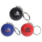 Round Ball-Stress Reliever Key Chain