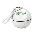 Golf Ball Rain Poncho with Hook and Clip