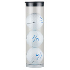 Three Ball Value Golf Gift Tube W/Domed Imprint