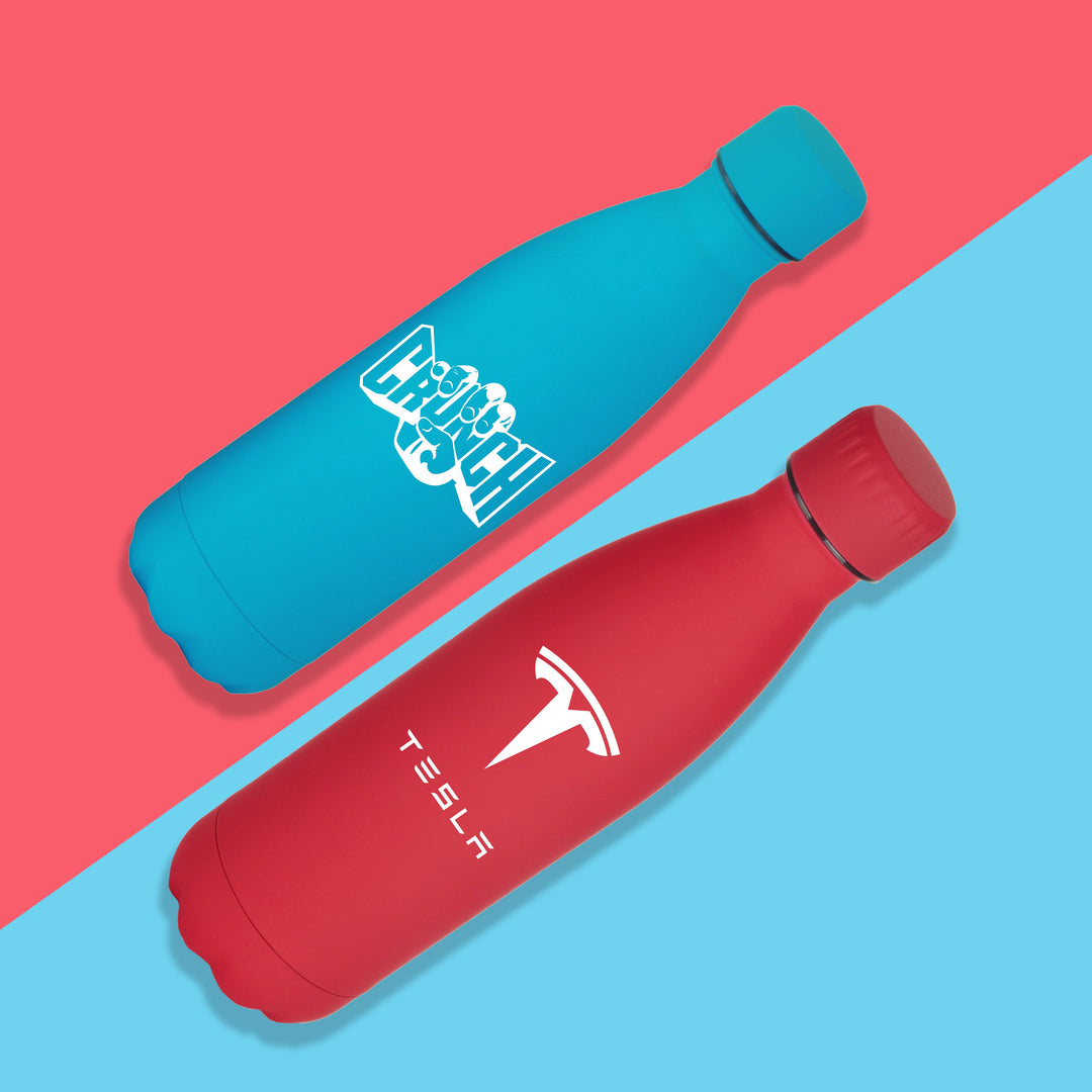 17 Oz. Vacuum Insulated Matte Soft Touch Stainless Steel Bottle