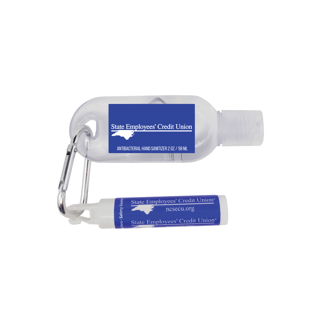 1 Oz Tottle Antibacterial Hand Sanitizer + Clip Balm
