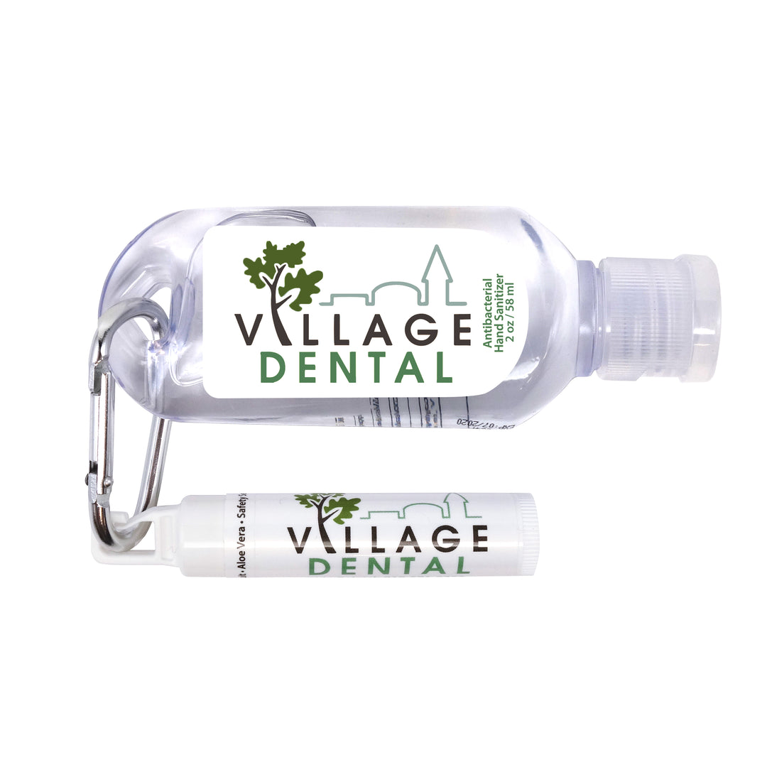 2 Oz Tottle Antibacterial Hand Sanitizer + Clip Balm