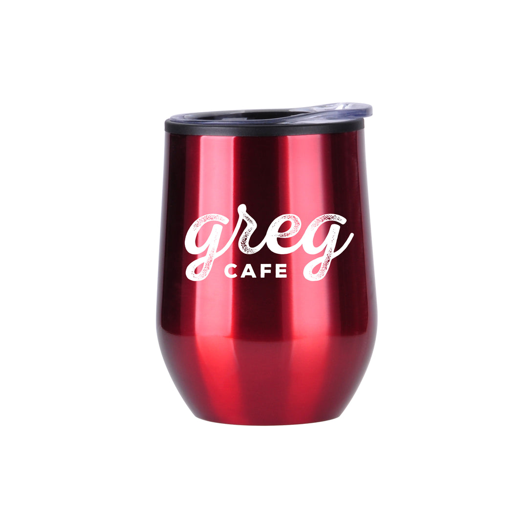12 oz Economy Stainless Steel Stemless Wine With Plastic Lining