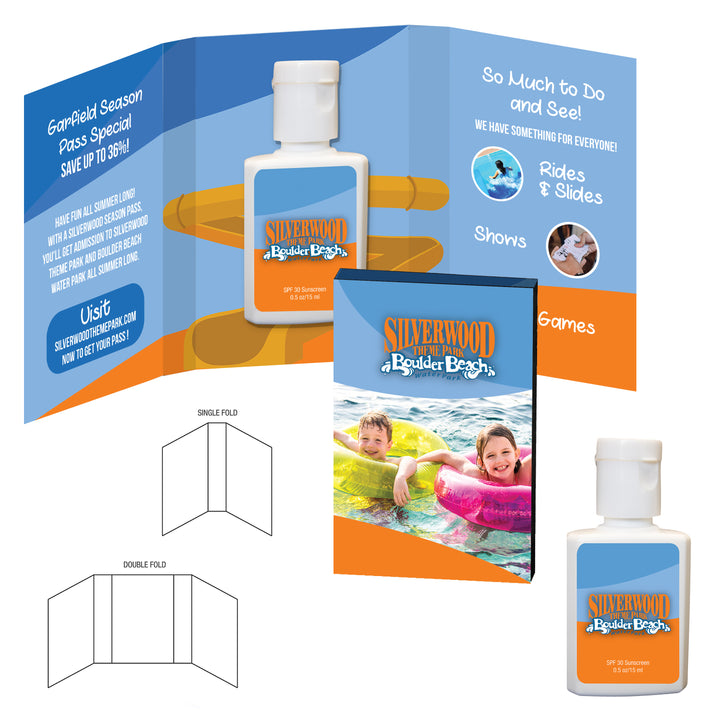 Tek Booklet With SPF30 .5 oz Square Sunscreen