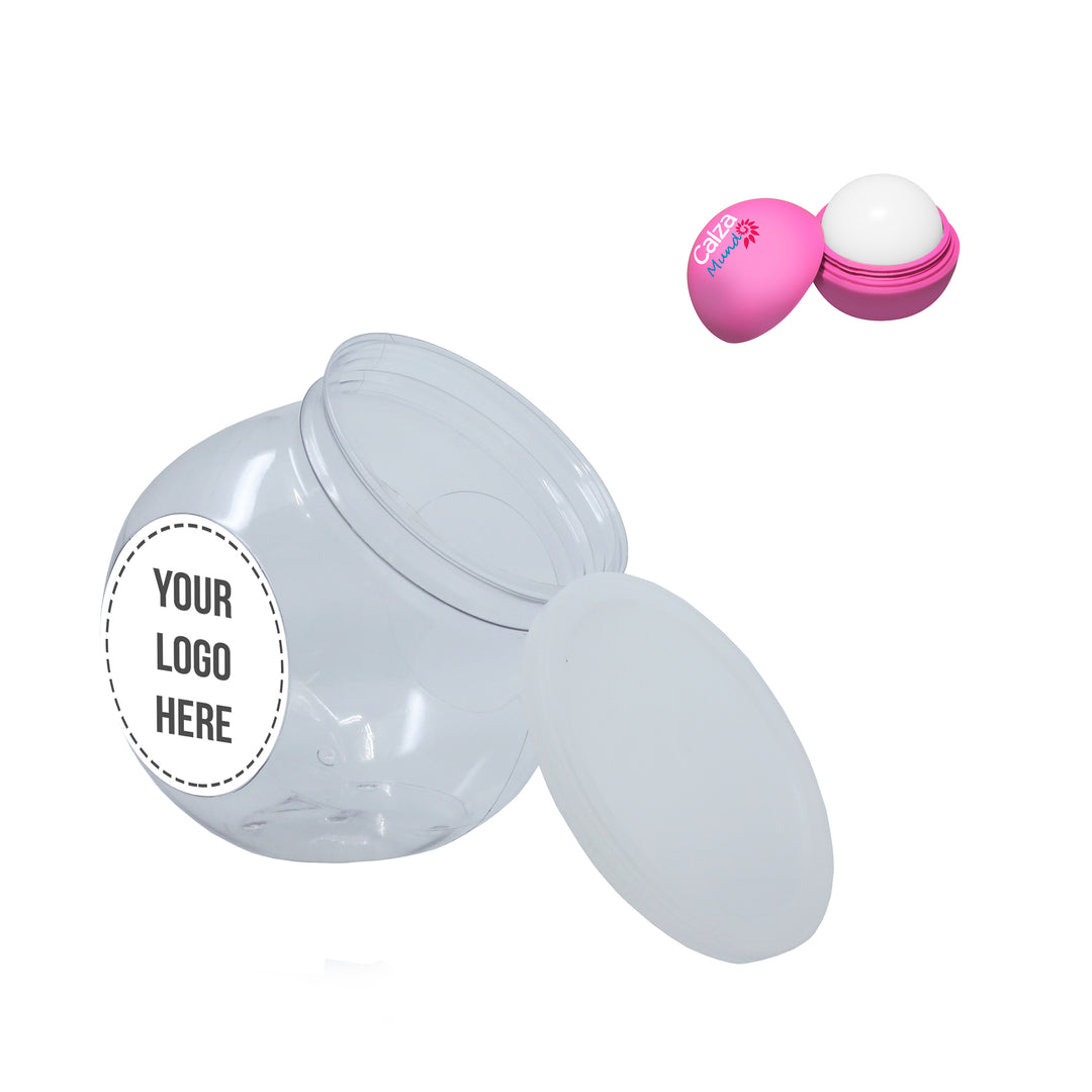 Mini Fish Bowl / Tek-Os Round Lip Balm