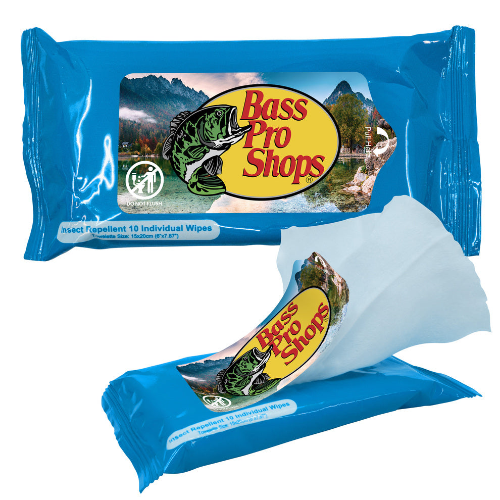 Deet Free Insect Repellent Wipes, 10 Individual Wipes