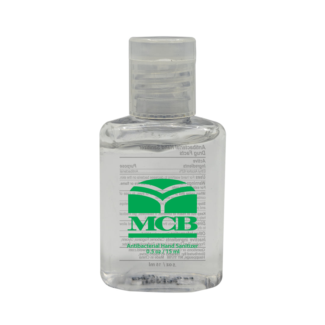 Square Antibacterial Hand Sanitizer 0.50 oz /15 ml